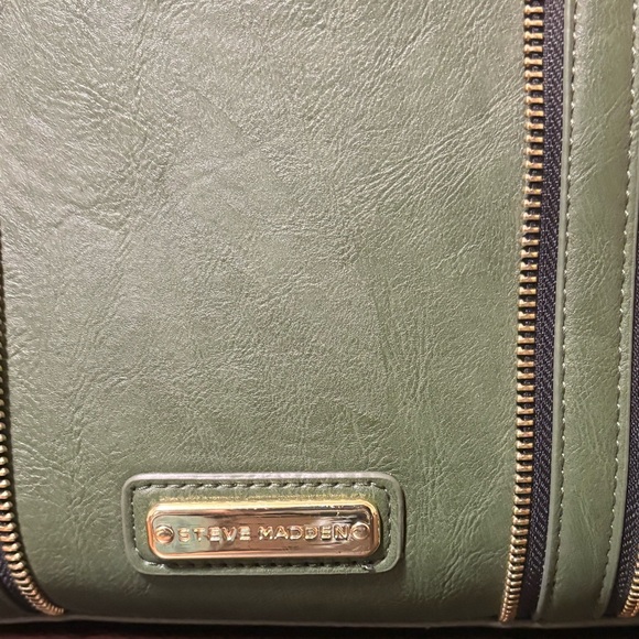 NWT Steve Madden Women's Hunter Green Satchel Bag - Picture 11 of 12